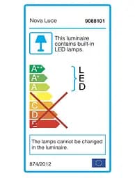 Підвіс Elettra Nova Luce 9088101 - мініатюра 10