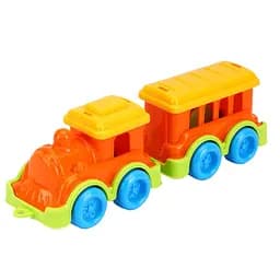 Детская игрушка "Поезд Мини" ТехноК 8089TXK с вагончиком, разноцветный