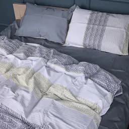 Комплект постільної білизни MirSon Сатин Geometric comfort 110х140 см (2200011123851)