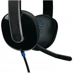 Навушники Logitech H540 USB чорні (981-000480) - мініатюра 4