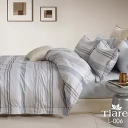 Комплект постільної білизни Tiare євро сатин Deluxe 006_DeLuxe_ev