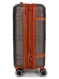 Валіза маленька S ABS-пластик Worldline Airtex 629 56×36×22см 38л Коричнева - мініатюра 7