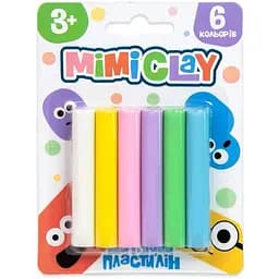 Набор для творчества Strateg Mimi clay 30425 6 цветов на украинском языке (2000990184702)