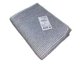 Плед бавовняний Vladi Валенсія Верона 100х140 біло-світло-сіра