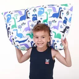 Наволочка Cosas Blue Dino 40х60 см (Дино_синий_1) - мініатюра 3