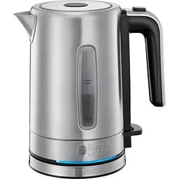 Электрочайник Russell Hobbs Compact Home 0.8 л металл серебристо-черный teh0026176