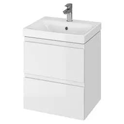 Тумба для ванної кімнати Cersanit Cet В10 з умивальником Moduo 50 см Білий UN509-048 30412