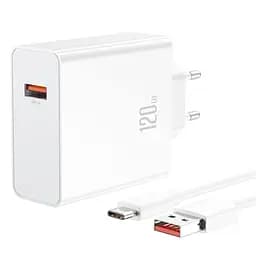 Блок живлення з кабелем XO WALL CHARGER L128 120W - мініатюра 2