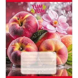 Тетрадь ученическая Фрукты 036-580143L-1 в линию, 36 листов