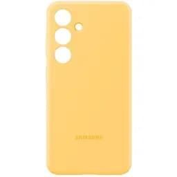 Оригінальний силіконовий чохол Samsung Silicone Case для Samsung Galaxy S24 Plus (S926) Yellow EF-PS926TYEGWW - мініатюра 2