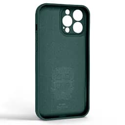 Силиконовый чехол для Apple iPhone 13 Pro Max, Icon Ring, зеленый, панель-накладка, с кольцом-подставкой на 360°, противоударный, возможность использования магнитных держателей, ArmorStandart (ARM68680) - мініатюра 2