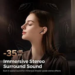 Навушники бездротові SoundPEATS T3 Pro Wireless Earbuds чорні - мініатюра 7