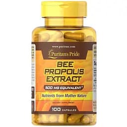 Прополис Puritan's Pride Bee Propolis 125 мг 100 капсул