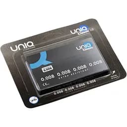 Упаковка презервативів Uniq Classic 0.008 мм ультратонкі для максимального комфорту 3 шт. - мініатюра 2