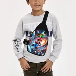 Сумка через плечо детская Супер Марио 29х17 см сумка слинг для мальчика (02180)