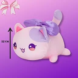 М'яка іграшка Аніме Котик Бантік Aphmau Cat 25 см - мініатюра 2