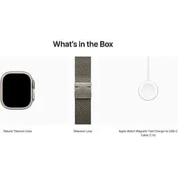 Смарт-годинник Apple Watch Ultra 3 49mm Natural Titanium Case with Natural Titanium Milanese Loop Small (MEWW4) [145350] - мініатюра 4