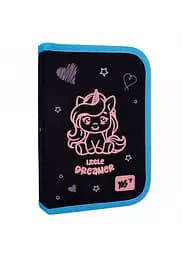 Пенал твердий YES одинарний з двома клапанами HP-04 Cute Unicorn
