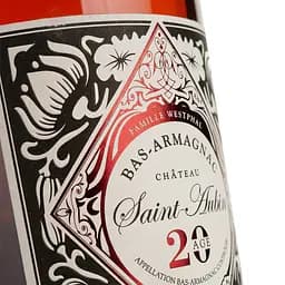 Арманьяк Saint Aubin Bas Armagnac Age 20, 43% 0.7 л в коробці (3760253566650) - мініатюра 4