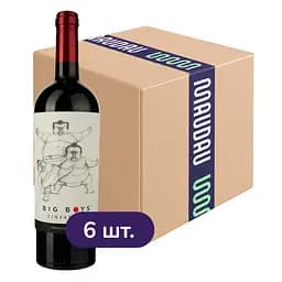 Упаковка вина Mare Magnum Zinfandel Big Boys красное сухое 4.5 л (0.75 л x 6 шт.)