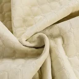 Покривало ТЕП Velour ромб круглий 240х220 см бежеве (4-00517_22457) - мініатюра 2