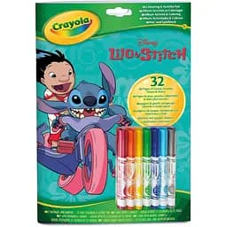 Розмальовка Crayola Lilo & Stitch 32 сторінки та 7 фломастерів - мініатюра 2