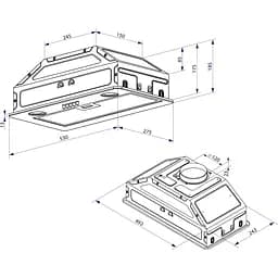 Витяжка Minola HBI 5262 WH Glass 700 LED - мініатюра 7