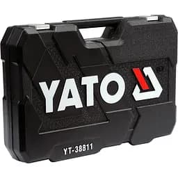 Набір головок торцевих Yato квадрат 1/2", 3/8", 1/4" з інструментами та насадками 150 шт. (YT-38811) - мініатюра 5