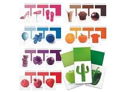 Настільна гра Headu Монтессорі. Кольори та відтінки (Montessori. Flashcards: Colors) (MU27859) - мініатюра 2