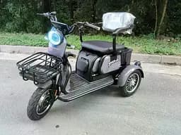 Електроскутер Триколісний Crosser TR1 (600W, 72V, 20Ah) Сірий - мініатюра 8
