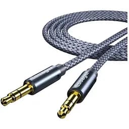 Кабель мультимедійний 3.5mm M to 3.5mm M 5.0m gray Essager (EYP35-DYD0G)