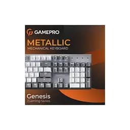 Клавіатура GamePro Genesis Metallic MK144G Outemu Red Switch USB UA Gray (MK144G) - мініатюра 7