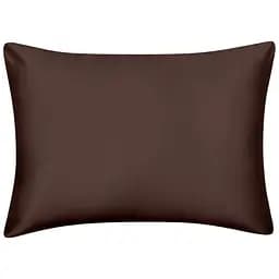 Наволочка Cosas Chocolate сатинова 70х70 см шоколадна (Satin_Brown_70) - мініатюра 1