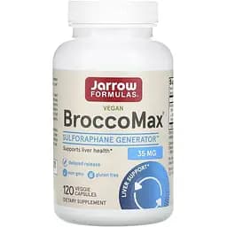 Экстракт брокколи Jarrow Formulas Vegan BroccoMax 35 мг 120 вегетарианских капсул
