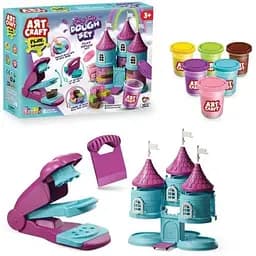 Набір для творчості з тіста Dede Art Craft Казковий замок 336 г (3737)