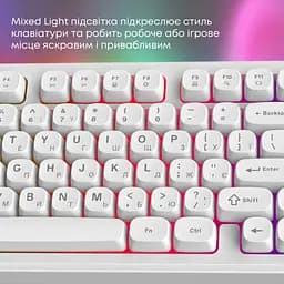Клавіатура Ajazz AF98 USB UA White (AF98-W) - мініатюра 10
