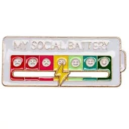 Значок My social battery MSB 01