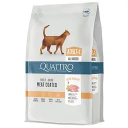 Корм Quattro Cat Adult Chicken для дорослих котів від 1 року з куркою 7 кг