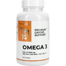 Жирные кислоты Progress Nutrition Omega 3 Premium 60 капсул
