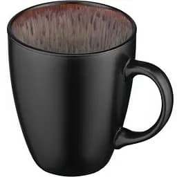Чашка Ardesto Bolzano керамічна чорно-коричнева 380 мл (AR2938BB)