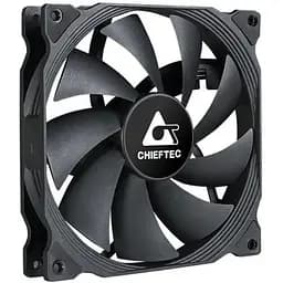 Вентилятор 140 мм Chieftec чорний 140x140x25 мм до 1200 об/хв до 20.1 дБ 4-pin (PWM) гідродинамічний підшипник (ZF-1425PWM)