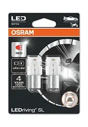 Комплект світлодіодних ламп OSRAM LEDriving SL 7528DRP-02b P21/12V 5W BAY15d RED - мініатюра 3