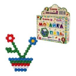 Дитяча мозаїка-пазл №4 1-145, 200 деталей Ø20мм - мініатюра 2