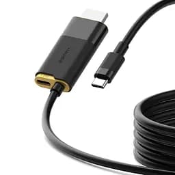 Кабель (перехідник) Xiaomi HAGiBiS USB-C на HDMI 2.1 8K/60Hz / Type-C 100W PD / 2m (SWC10)