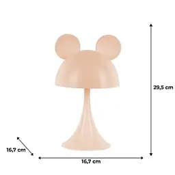 Світильник-нічник Kite LED з акумулятором Simple Mouse персиковий (K25-317-2-4) - мініатюра 5