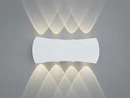 Сучасний фасадний світильник для вулиці Diasha DFB-8623-8WH білий LED IP67 21 см - мініатюра 4