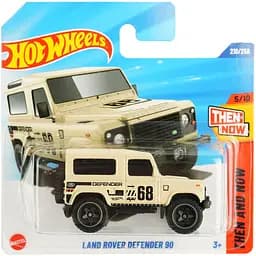 Базова машинка Hot Wheels Then and Now Land Rover Defender 90 бежева (5785) JBB29-N521   