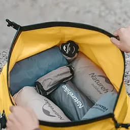 Водонепроникна дорожня сумка Naturehike CNK2450XB015 60 л жовта - мініатюра 4