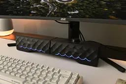 Акустична система 2E PCS232 RGB, Soundbar, 2.0, USB, Black - мініатюра 2