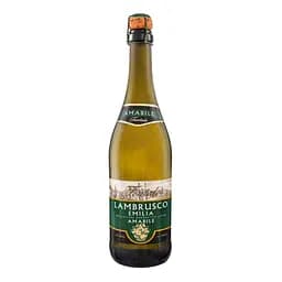Вино ігристе Fontale Lambrusco Emilia Amabile бiле напівсолодке 0.75 л - мініатюра 2